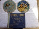 Vogue STUDY IN BLUE V100 2 Disc Picture Record Album R725 & R726 RARE 1946 78RPM