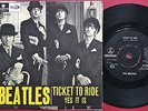 BEATLES - Ticket to ride BRIGHT YELLOW 7