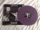 nirvana bleach lp purple marble swirly vinly us 3rd pressing vgc Sub Pop