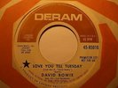 David Bowie Love You Till Tuesday/Did You Ever Have A Dream 1967 Promo near mint