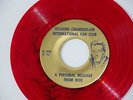 Richard Chamberlain Fan Club-Personal Message From Dick-45 RPM RC-102-RED VINYL