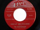 CONTINENTALS 45 Giddy-up & ding dong / You're an angel RAMA VG++ Doowop w5335