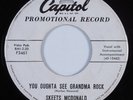 Rockabilly 45 SKEETS MCDONALD You Oughta See Grandma Rock CAPITOL WLP HEAR