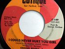 CHOLLO RIVERA & Latin Soul Drivers 45 I Could Never Hurt You Girl on COTIQUE mg9