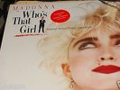 MADONNA WHO IS THE GIRL 1987 HONG KONG 12' ANALOG VINYL LP W. POSTER RARE