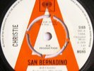 CHRISTIE - SAN BERNADINO / HERE I AM  - CBS S 5169  DEMO EX PLUS
