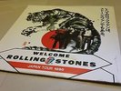 WELCOME ROLLING STONES STEEL WHEELS JAPAN TOUR 2 RECORD LP SET VERY RARE