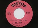 DON & JUAN What I Really Meant To Say Big Top Northern Soul Doo Wop 45 HEAR