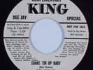 R&B Blues 45 ROY BROWN & MIGHTY, MIGHTY MEN Shake Em Up Baby KING HEAR