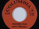 Teen Popcorn 45 LEFTY FRIZZELL Heaven's Plan COLUMBIA HEAR