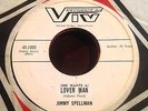 NM- ROCKABILLY 45 RPM - JIMMY SPELLMAN & AL CASEY ON VIV 1005 LOVER MAN