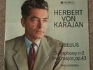 COLUMBIA SAX 2514*BLUE/SILVER ED1*KARAJAN*SIBELIUS SYMPHONY NOS. 2