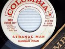HANNAH DEAN Strange Man / Masquerade is Over 1961 SOUL Popcorn PROMO 45 e3201