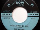 BUZZ CLIFFORD 45 Golly Gosh Oh Gee / 14 Karet Fool R&B Teen ROCKER Bow 1958 m112
