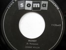 JOHNNY WALLIN 45 Mandy / The Road Of Heartaches TEEN Rockabilly SOMA 1959 m135