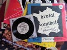 BRUTAL COMBAT  LP+45  punk oi france dedicated