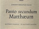 Rare early Bach Matthew Passion - Karl Richter - Archiv SAPM 198009-12 / 4LPs