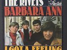 RIVETS: Barbara Ann / I Got A Feeling 45 (Germany, PS) Rock & Pop