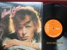 DAVID BOWIE - YOUNG AMERICANS - ORIGINAL 1975 UK ORANGE VINYL LP VG/EX+ MAINMAN