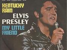 ELVIS PRESLEY Kentucky Rain/My Little Friend ITALY RCA picture sleeve single