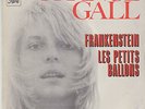 FRANCE GALL rare 45t SP FRANKENSTEIN Serge Gainsbourg JC VANNIER superbe état