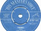 DON SPENCER - FIREBALL - RARE & ORIGINAL 1962 UK 1st PRESS SINGLE ON HMV - EX+