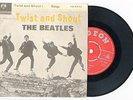 9214 THE BEATLES - TWIST AND SHOUT - RARE NORWAY 45/PS RAREST COVER