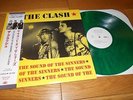 THE CLASH -MICK JONES last Show Lp GREEN MARBLE WAX (SEX PISTOLS,DAMNED,RAMONES)