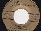 GARAGE 45 RPM - THE ROCKETS COMBO on JUSTICE RECORDS