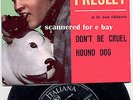 ELVIS PRESLEY HOUND DOG ORIGINAL ITALY 50'S  SINGLE IN NEW COVER