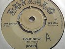 JUSTIN   RIGHT NOW ** 1969 BUFFALO 45 JUSTINE