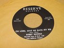 Bobby Nichols - You are the one / Oh Lord give me back my rib - RESERVE # 109