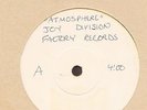 JOY DIVIISION  ATMOSPHERE  FACTORY RECORDS WHITE LABLE TEST PRESSING