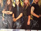Iron Maiden Virus Rare Poster Sleeve Only, Autographed by All five of the Band