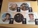 DAVID BOWIE VERY RARE UK ORIGINAL COMPLETE 1984 BIOPIC 5x PICTURE DISC LP SET