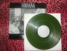 Nirvana - Bleach original genuine green vinyl LP pressing TUPLP6 1989