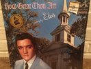 Elvis Presley How Great Thou Art LP Stereo Dynagroove 1967 Shrink Hype Sticker