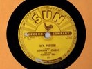 78 RPM JOHNNY CASH / SUN 221 / CRY CRY CRY / HEY PORTER