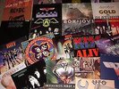 HARD ROCK/METAL LP LOT-40-AC/DC-AEROSMITH-KISS-DEEP PURPL-SABBATH-HALEN-ROCK LPS