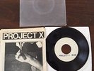 Project X 7' original  Schism Gorilla Biscuits YOT SXE Judge BOLD STAMP 100 made