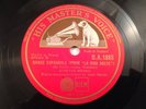Rare GINETTE NEVEU Violin 78 HMV 1865 Danse Espagnole / Hora Stacato EX