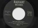 EMILY: Better Run Fast / Emily 45 Rock & Pop