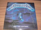 Metallica - Ride the Lightning LP MEGAFORCE not Elektra w/inner, merch insert
