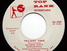 HEAR Raymond Scott 45 Twilight Zone TOP RANK 2049 NM exotica tittyshaker popcorn
