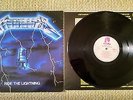 Metallica:Ride The Lightning LP/Roadrunner Finland press+inner/Slayer/Megadeth