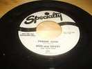 Don & Dewey Soul R'n'B Group Vocal 45 rpm Specialty PROMO Record Label Vinyl