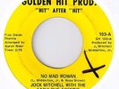 JOCK MITCHELL WITH THE FABULOUS AGENTS - No Mad Woman / Free At Last... (45)