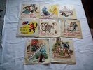 LE FIABE PIU' BELLE  SERIE COMPLETA DI 8 DISCHI 45 GIRI MICROSOLCO DURIUM 1958