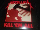 METALLICA LP KILL 'EM ALL MFN 069 LP 1982 MEGAFORCE RECIRDS ORIGINAL SIVER Label