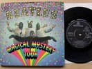 BEATLES MAGICAL MYSTERY TOUR EP 1973 STEREO ISSUE WITH YELLOW LYRICS THE COVER I